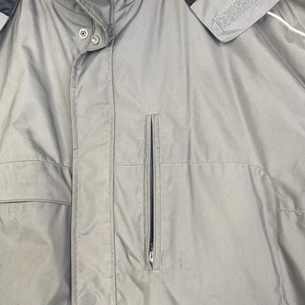 Bogner Ski Jacket Mens 42 Gray Zip Hooded Snowboard Outdoor Hooded